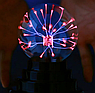 Плазменный шар Plasma light декоративная лампа Тесла, 8 см. / Магический ночник с молниями, фото 2