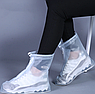 Защитные чехлы (дождевики, пончи) для обуви от дождя и грязи с подошвой цветные, Розовые р-р 32-34(XS), фото 5
