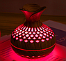 Увлажнитель (аромадиффузор) воздуха Flower Humidifier SX-E342 с функцией ночника 300 ml Светлое дерево, фото 5