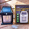 Светодиодный уличный светильник на солнечных батареях LED Solar interaction wall lamp BK-888 1W с датчиком, фото 3