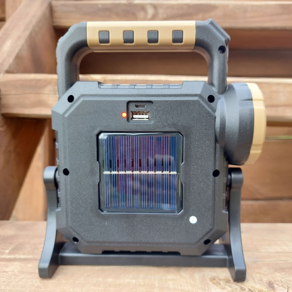 Многофункциональный портативный кемпинговый фонарь Solar multi- light source charging lamp (73 светодиода, - фото 6 - id-p224287092