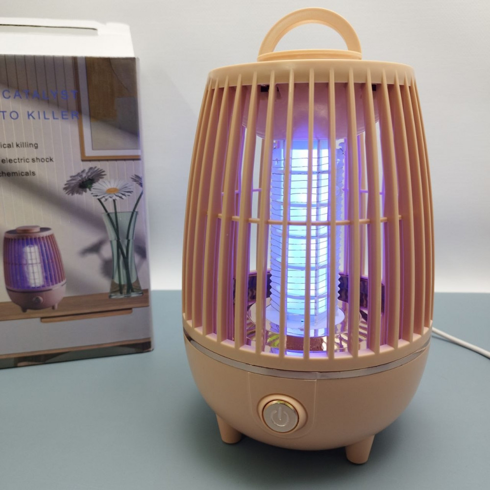 Антимоскитная лампа-ловушка для комаров и насекомых LED PHOTOCATALYST MOSQUITO KILLER USB Синий - фото 10 - id-p224287096