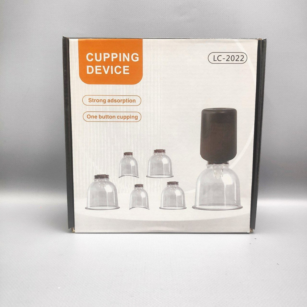 Набор вакуумных массажных банок с электрическим беспроводным насосом Cupping Device LC-2022 ( 6 банок, - фото 8 - id-p224287180