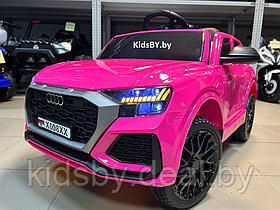 Детский электромобиль RiverToys X008XX (розовый глянец) Audi