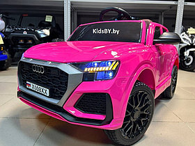 Детский электромобиль RiverToys X008XX (розовый глянец) Audi