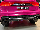 Детский электромобиль RiverToys X008XX (розовый глянец) Audi, фото 6
