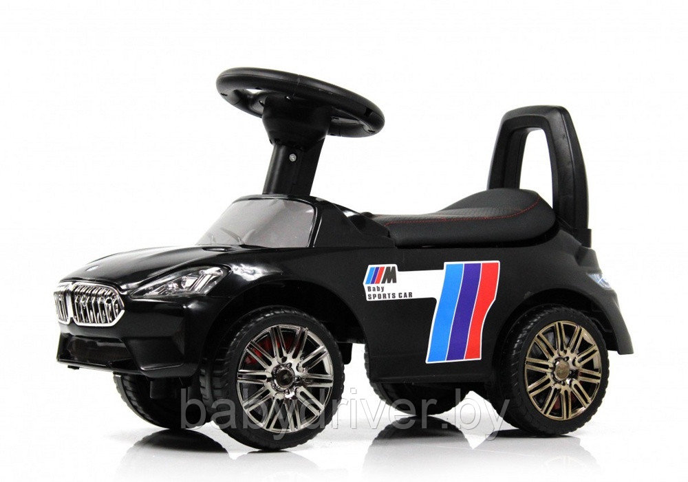 Детский толокар RiverToys L001LL-B (черный) BMW