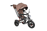 Детский велосипед Chopper CH1BR-1 (коричневый) 2024 наклонный руль, обновленная родительская ручка и фара,, фото 2