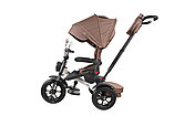 Детский велосипед Chopper CH1BR-1 (коричневый) 2024 наклонный руль, обновленная родительская ручка и фара,, фото 3