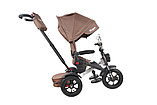 Детский велосипед Chopper CH1BR-1 (коричневый) 2024 наклонный руль, обновленная родительская ручка и фара,, фото 4