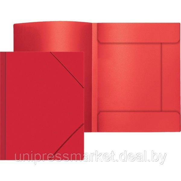 Папка с резинкой А4, 450мкм, Attomex, красная - фото 1 - id-p224290558