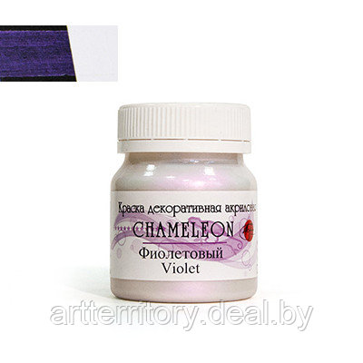 "Хамелеон" краска акриловая декоративная, 50 мл (Фиолетовый) - фото 1 - id-p224291381