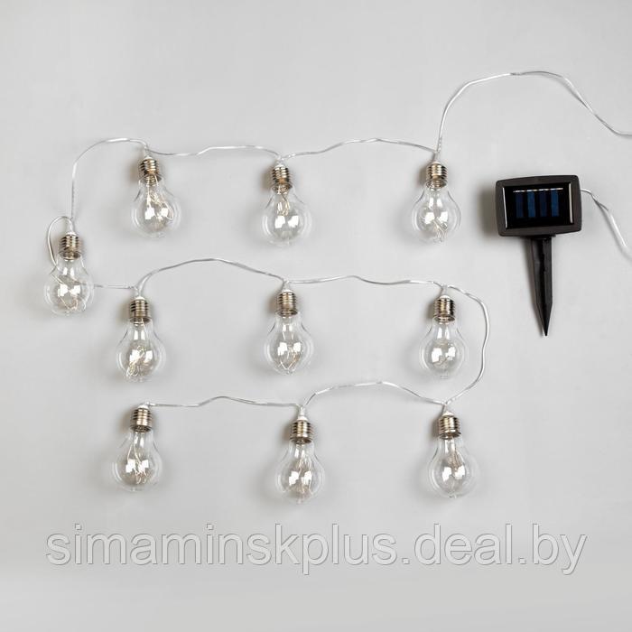 Гирлянда Uniel «Нить» 1.9 м с насадками «Лампочки», IP44, прозрачная нить, 10 лампочек, свечение мульти, 1 - фото 4 - id-p224291504