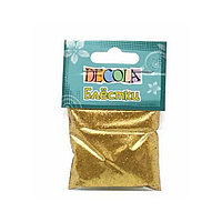 Декоративные блёстки "Decola", размер 0,3 мм, 20г (старое золото)