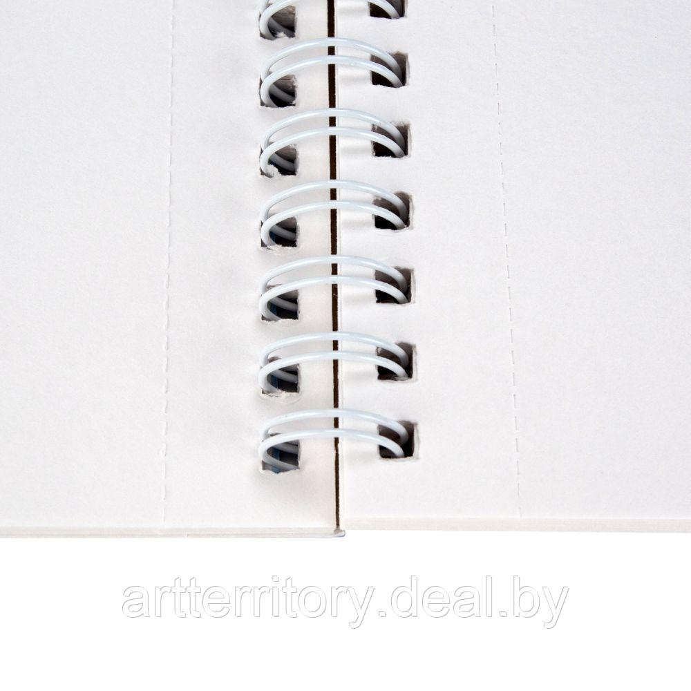 Скетчбук на пружине для акварели 32 листа, 100х190 мм, 200 г/м2, "Я-Художник!" - фото 4 - id-p224291768