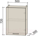 Шкаф навесной для кухни Интерлиния Компо ВШ50-720-1дв, фото 3