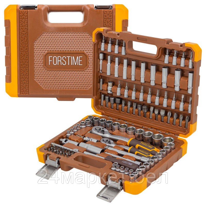 Универсальный набор инструментов Forstime FT-41082-5DS-м (108 предметов) - фото 2 - id-p224292243