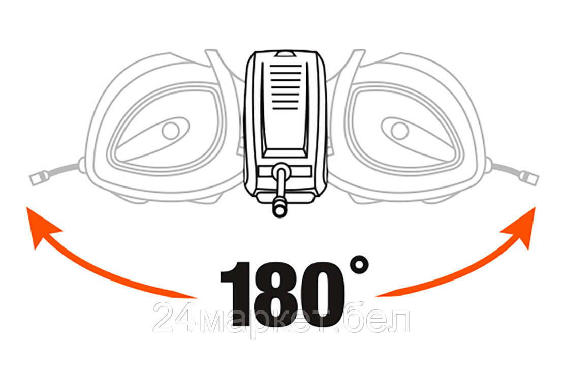 Катушка со шлангом Daewoo Power Auto Reel x35 DWR 3060 (1/2", 35 м) - фото 4 - id-p224292353