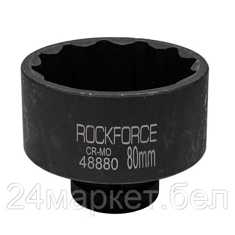 RF-48880 RockFORCE Головка ударная 1", 80мм (12гр.), фото 2