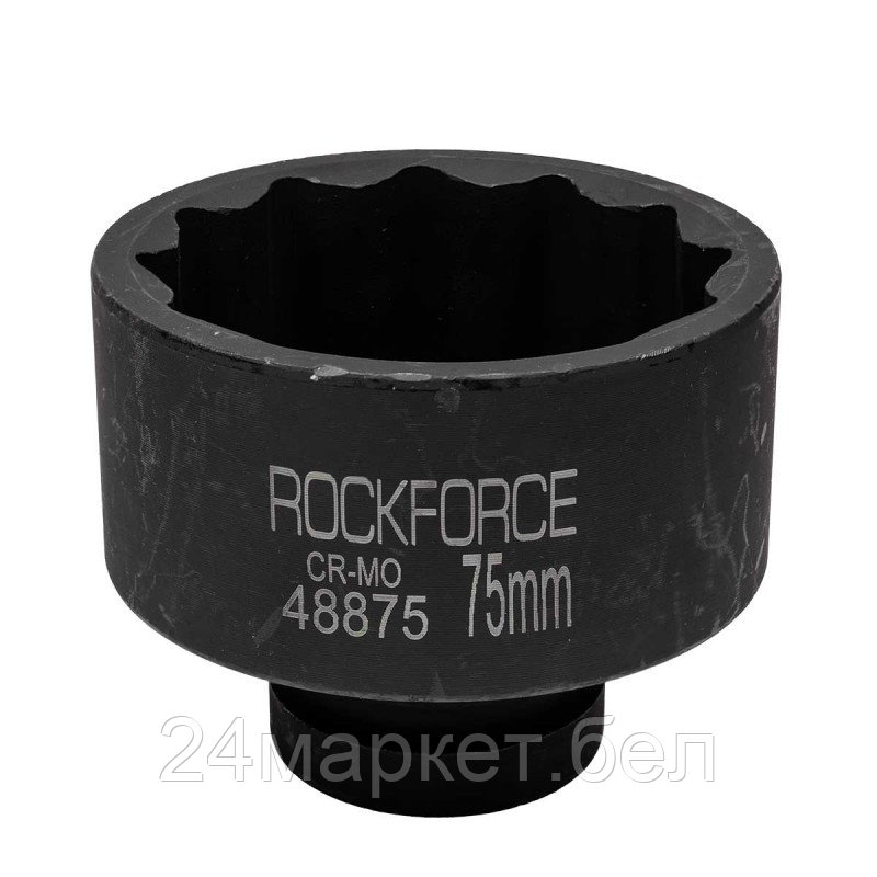 RF-48875 RockFORCE Головка ударная 1", 75мм (12гр.)