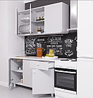 Кухонный гарнитур Point 1.5м ЛДСП - Белый (Горизонт), фото 2