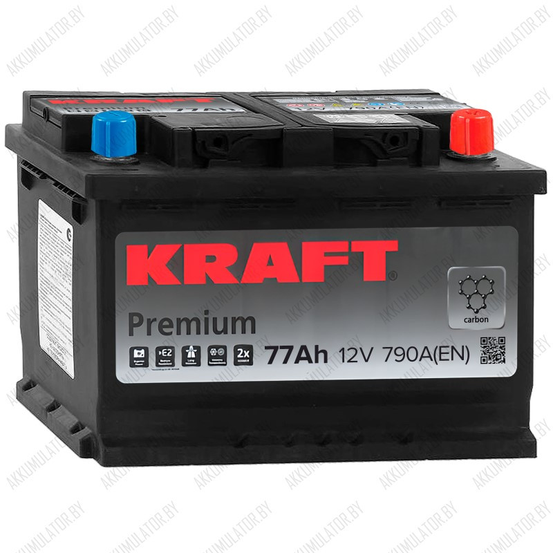 Аккумулятор Kraft Premium / 77Ah / 790А
