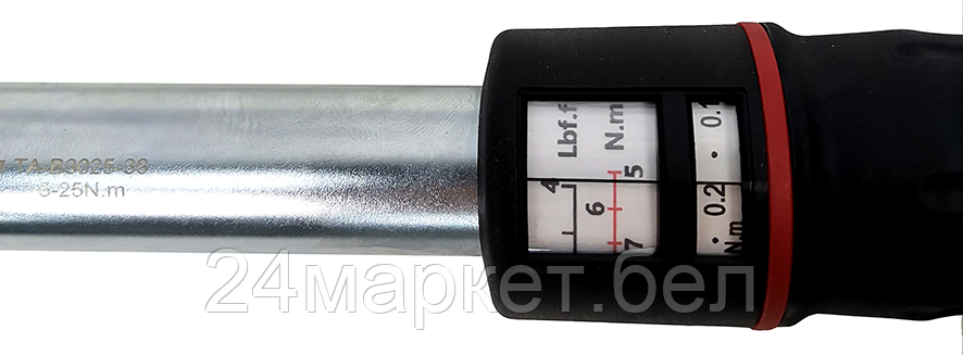 AE&T TA-B3025-38 Ключ динамометрический со шкалой в окошке 5-25Nm 3/8" - фото 2 - id-p224292675