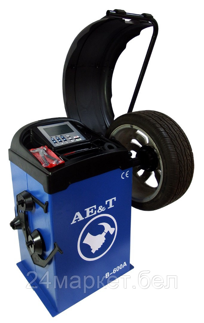 AE&T B-600A Стенд балансировочный колес до 65кг, 10-24", автоматический, ультра короткий цикл балансировки. - фото 1 - id-p224292679