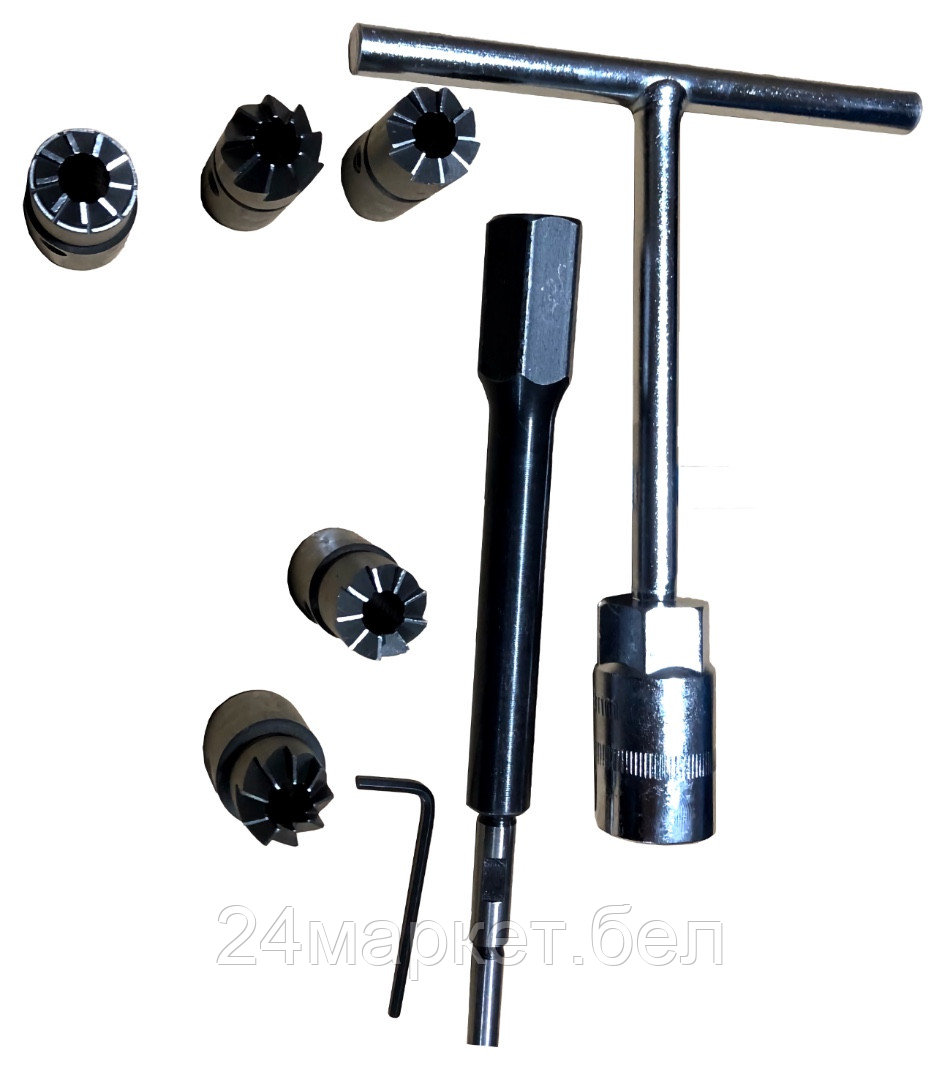 AE&T TA-C1012 Инструмент очистки гнезд инжекторов дизелей (7 предметов) - фото 7 - id-p224292714