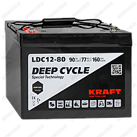 Kraft Deep Cycle LDC12-80 / 12V / 90Ah