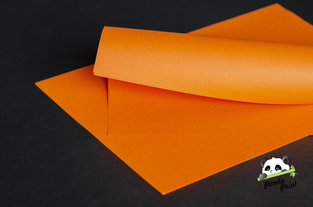 Цветная бумага 500 л оранжевая - фото 1 - id-p224294998