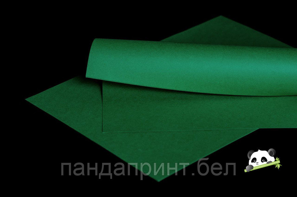 Цветная бумага 500 л темно-зеленая