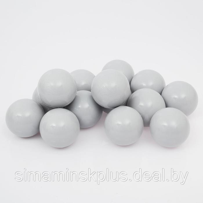 Набор шаров для сухого бассейна 500 шт, цвет: серый - фото 1 - id-p224295697