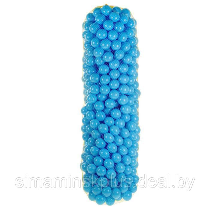 Шарики для сухого бассейна с рисунком, диаметр шара 7,5 см, набор 500 штук, цвет голубой - фото 4 - id-p224295698