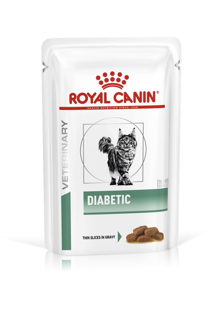 Влажный корм-диета Royal Canin Diabetic для кошек с сахарным диабетом (в соусе) 85гр.