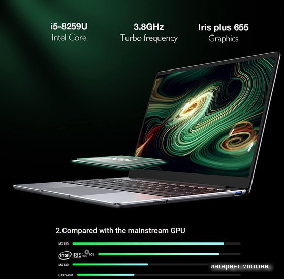 Ноутбук Chuwi CoreBook XPro 8GB+512GB - фото 3 - id-p224295960