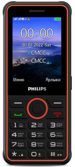 Кнопочный телефон Philips Xenium E2301 (темно-серый) - фото 1 - id-p224295970