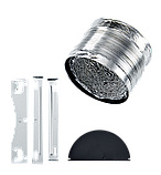 Наклонная кухонная вытяжка EXITEQ EX-1156 black, фото 8