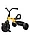Детский трёхколёсный велосипед складной без ручки управления Qplay Ant ( желтый), фото 4