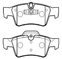 КОЛОДКИ ТОРМОЗНЫЕ MERCEDES ЗАДНИЕ (4ШТ.) HSB HP9949