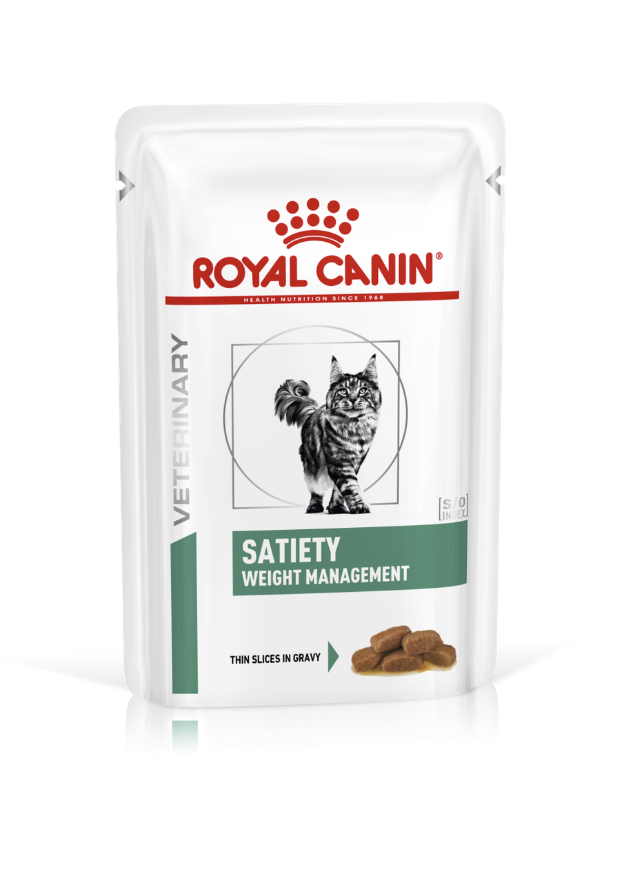 Royal Canin Satiety Weight Managemel влажный диетический корм (в соусе) для кошек, 85г., (Австрия) - фото 1 - id-p224297798