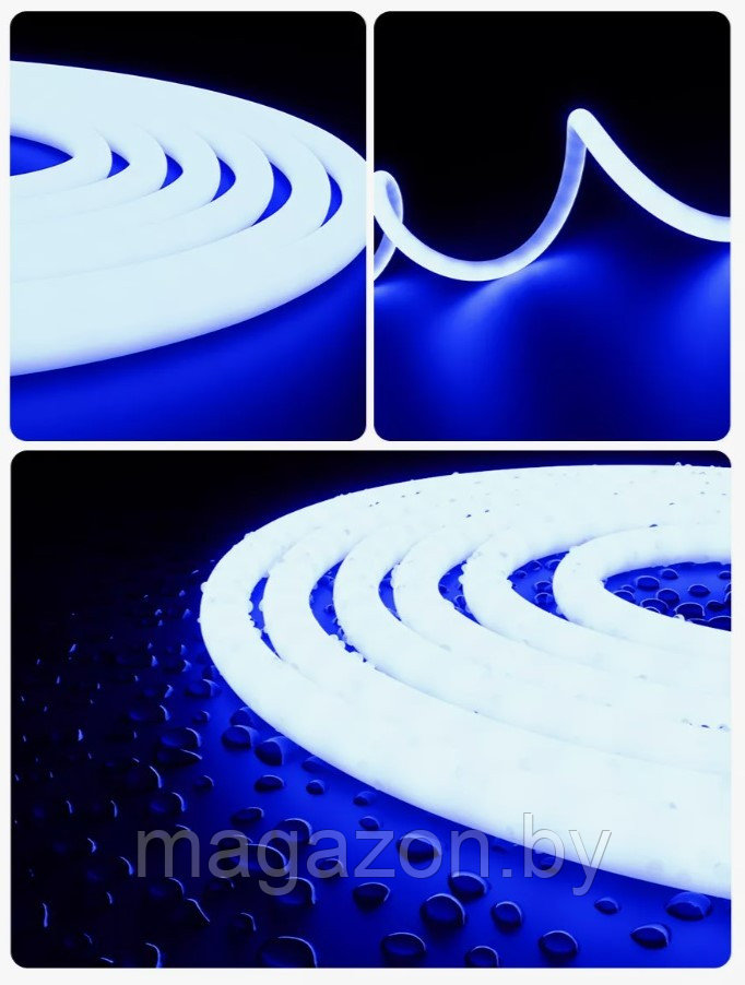 Лента светодиодная для бани и сауны 5м. 24В smd2835 IP68 синий - фото 8 - id-p224298197
