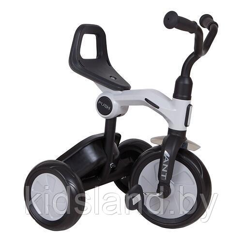 Детский трёхколёсный велосипед складной с ручкой управления Qplay Ant Plus( серый) - фото 3 - id-p224298204