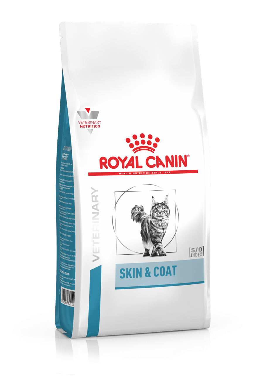 Royal Canin Skin & Coat сухой корм диетический для кошек после стерилизации, 0,4кг, (Россия) - фото 1 - id-p224298262