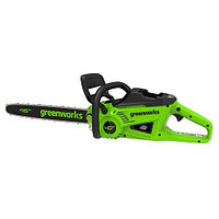 Цепная пила аккумуляторная Greenworks 40V GD40CS20XK4 (1хАКБ 4Ач и ЗУ) 40см