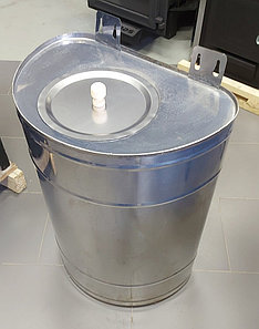 Бак для т/об, 70л, AISI 439/0,8мм, В (штуцер 3/4"), фото 2