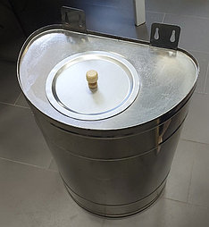 Бак для т/об,  80л, AISI 439/0,8мм, В (штуцер 3/4"), фото 2