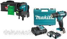 Набор электроинструмента Makita SK106GDZA1 (лазерный уровень, шуруповерт, 2 АКБ, кейс) (оригинал)
