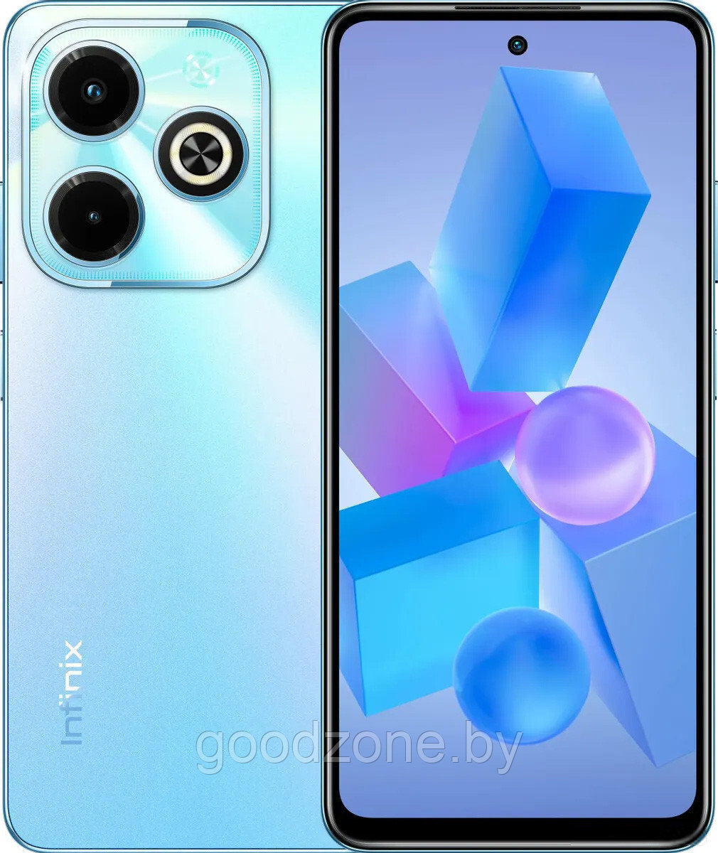Смартфон Infinix Hot 40i X6528B 8GB/128GB (голубой) - фото 1 - id-p224300476