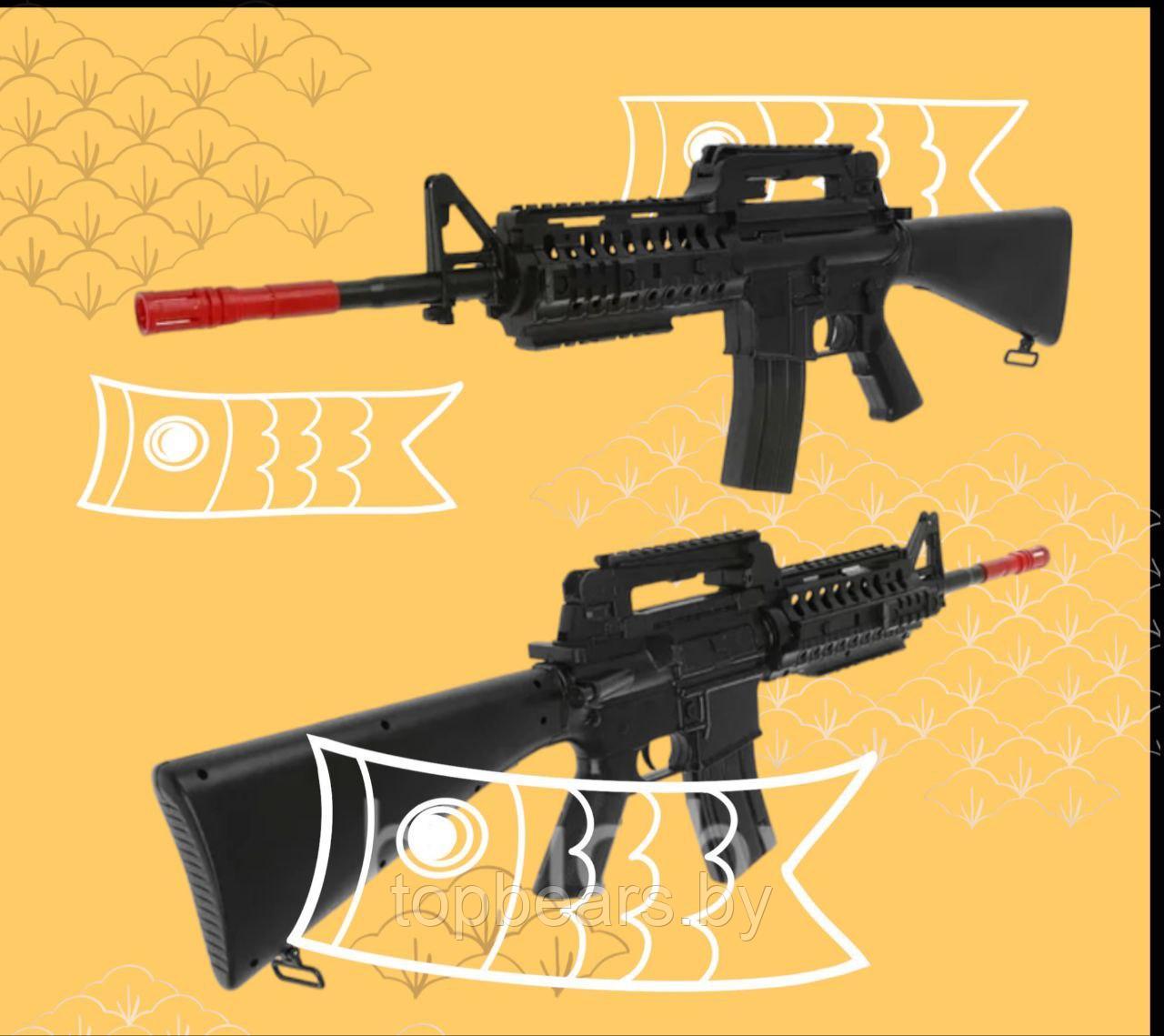 Детская снайперская винтовка автомат M16СА, детское игрушечное оружие, пневматический пистолет для игры детей - фото 3 - id-p224300721
